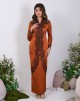 IRIS BAJU KURUNG IN CHOCOLATE FORDANT