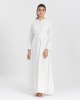 ISOBEL DRESS IN OFF WHITE