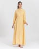 ISOBEL DRESS IN SOFT MUSTARD