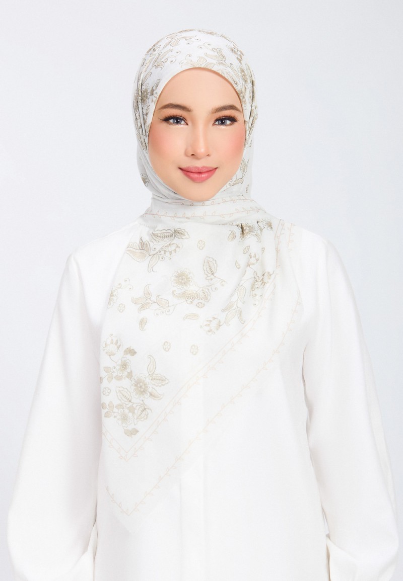 SQ SAPHIYAH VOILE PRINTED LASERCUT