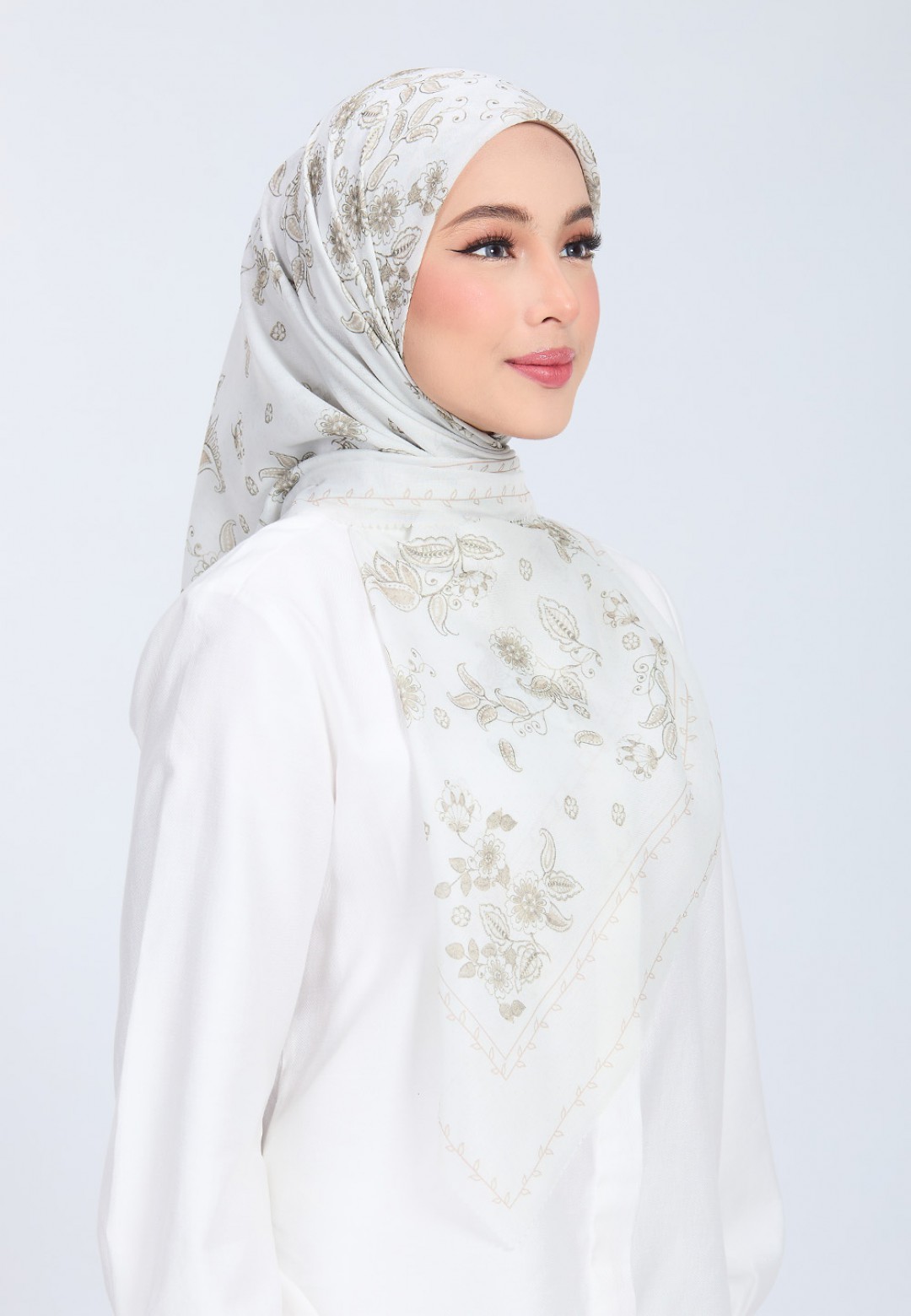 SQ SAPHIYAH VOILE PRINTED LASERCUT