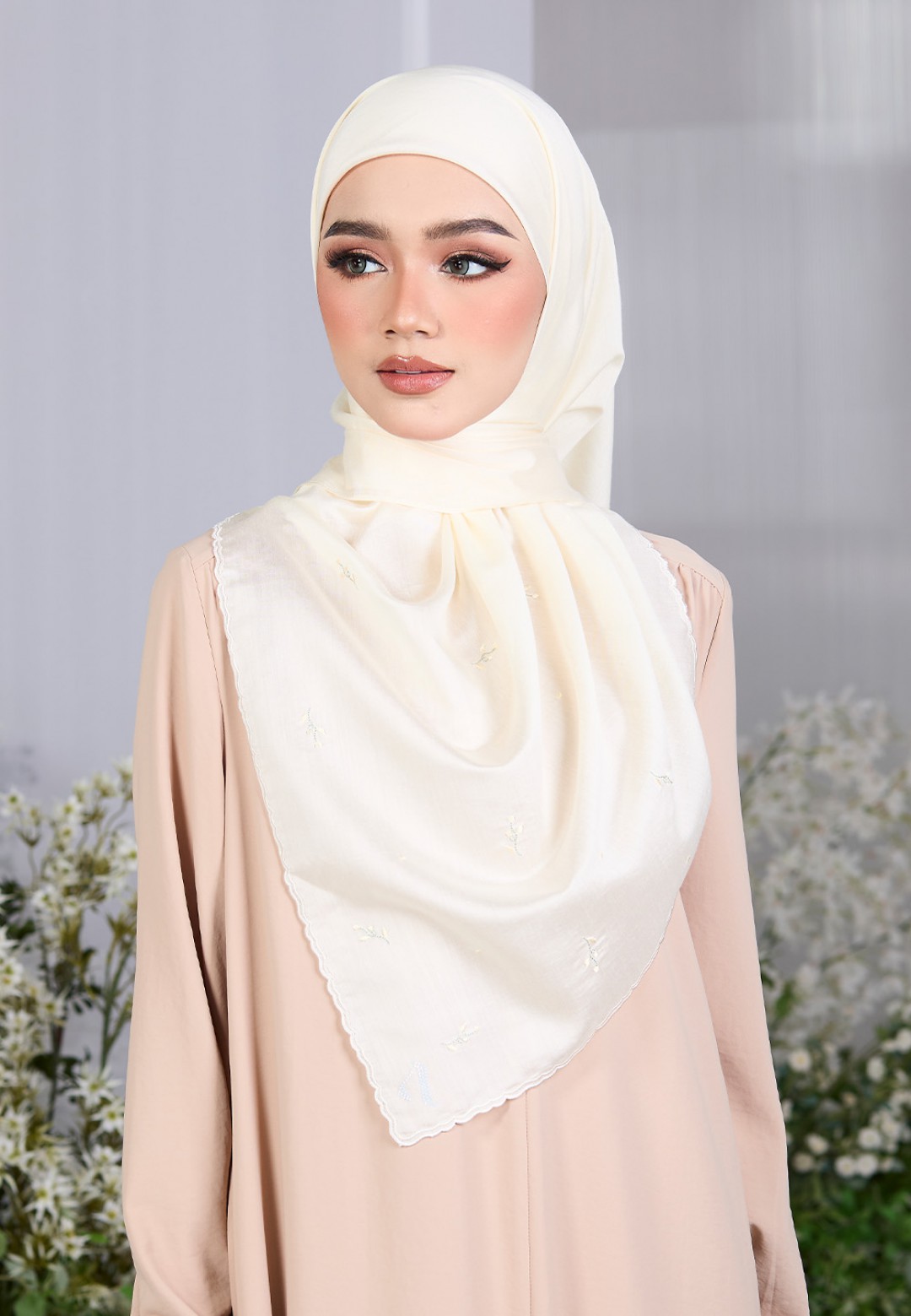 SQ ESME VOILE PLAIN EMBROIDERY