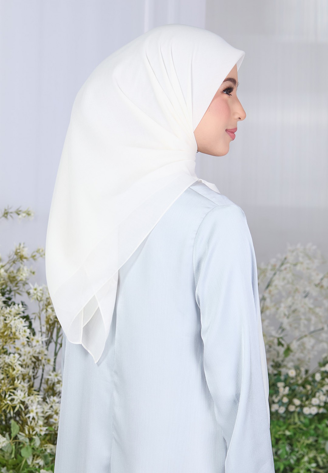 SQ PETALISCENT VOILE PLAIN DIAMOND