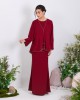 KAYSA BAJU KURUNG IN MAROON