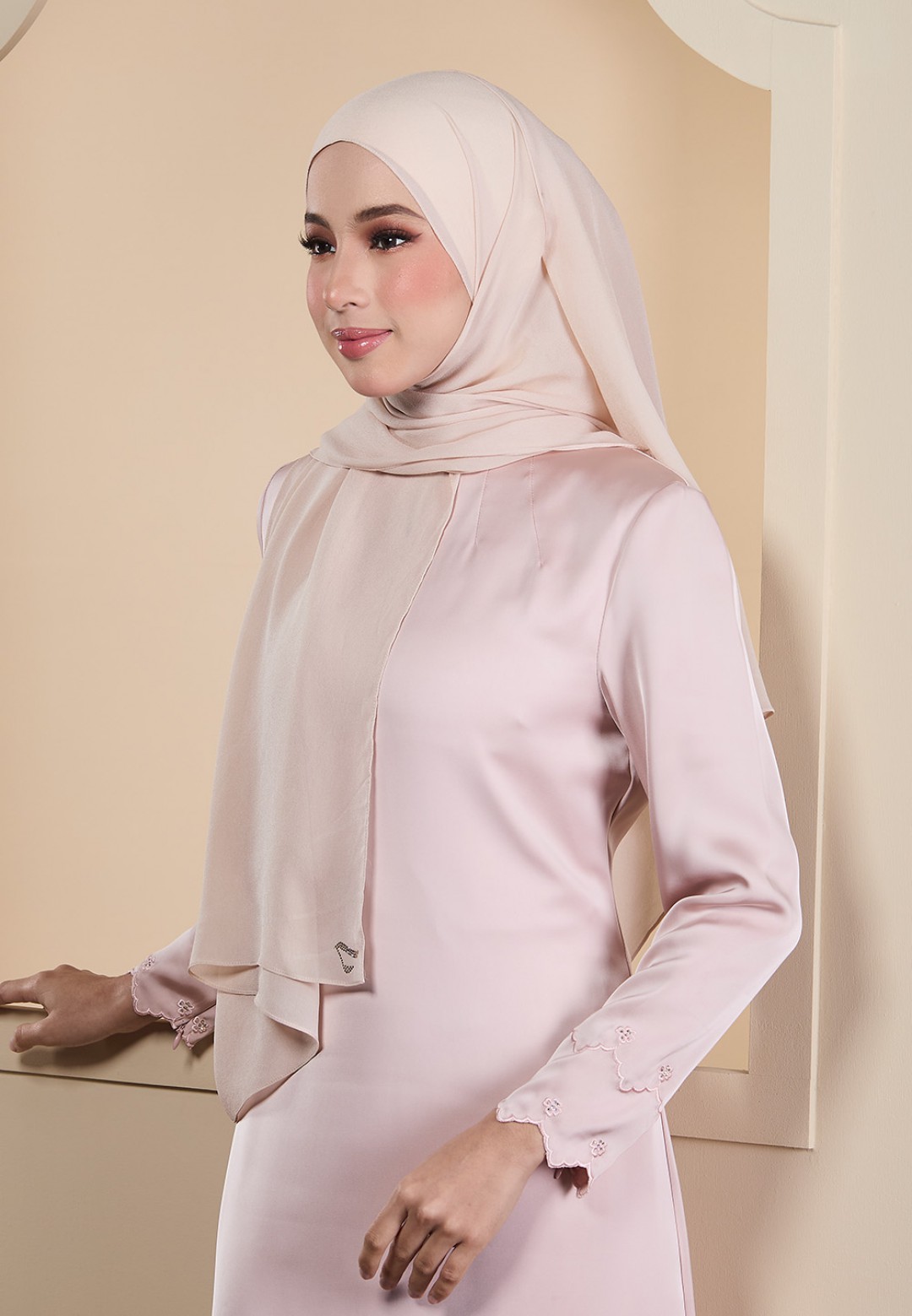 SHAWL HOUDA SILKY CHIFFON PLAIN