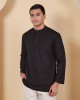 KURTA AZEEM IN JET BLACK