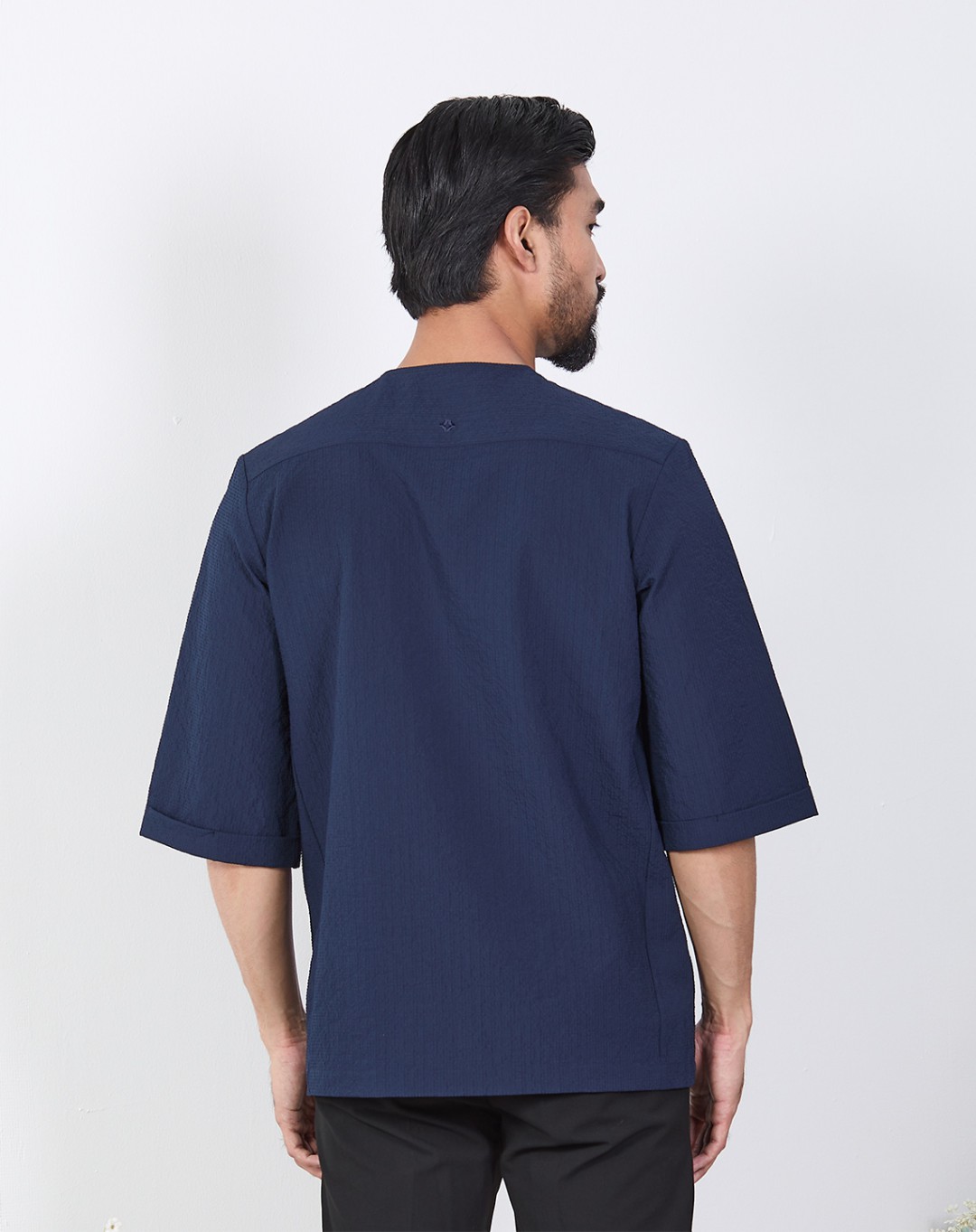 KURTA GHAZI 3/4 SLEEVE NEW (TEXTURED)