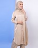 LAURETTE TUNIC BLOUSE IN NUDE