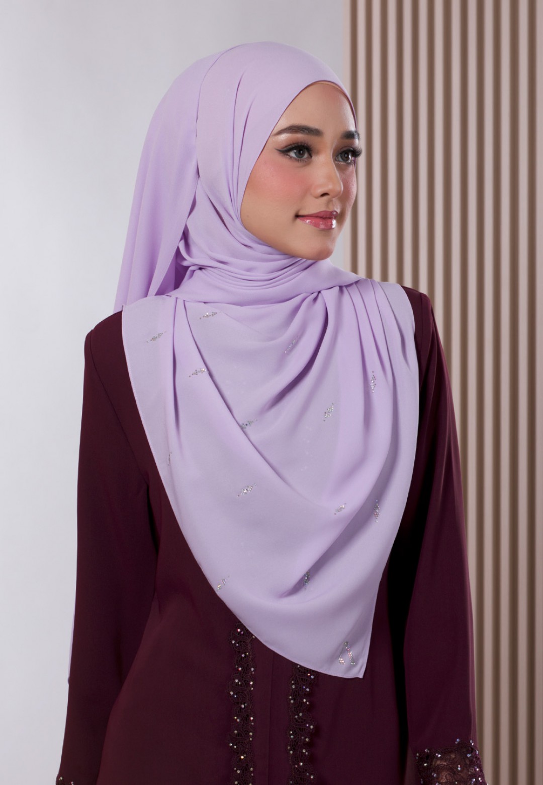 SHAWL WARDIYAH PLAIN DIAMOND 238