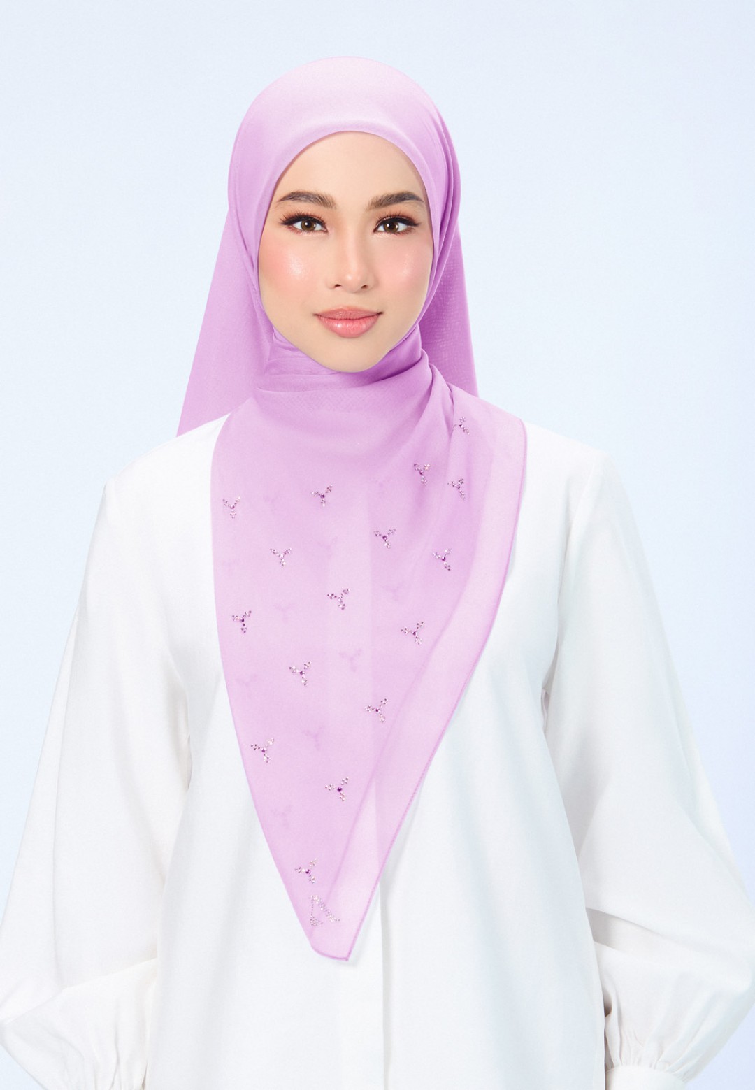 SQ CRYSTALLIQUE VOILE PLAIN DIAMOND