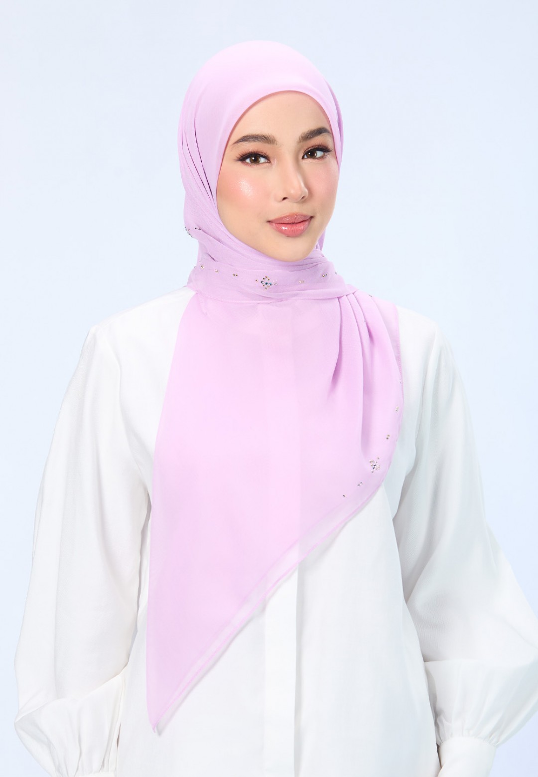 SQ LILYORA VOILE PLAIN DIAMOND