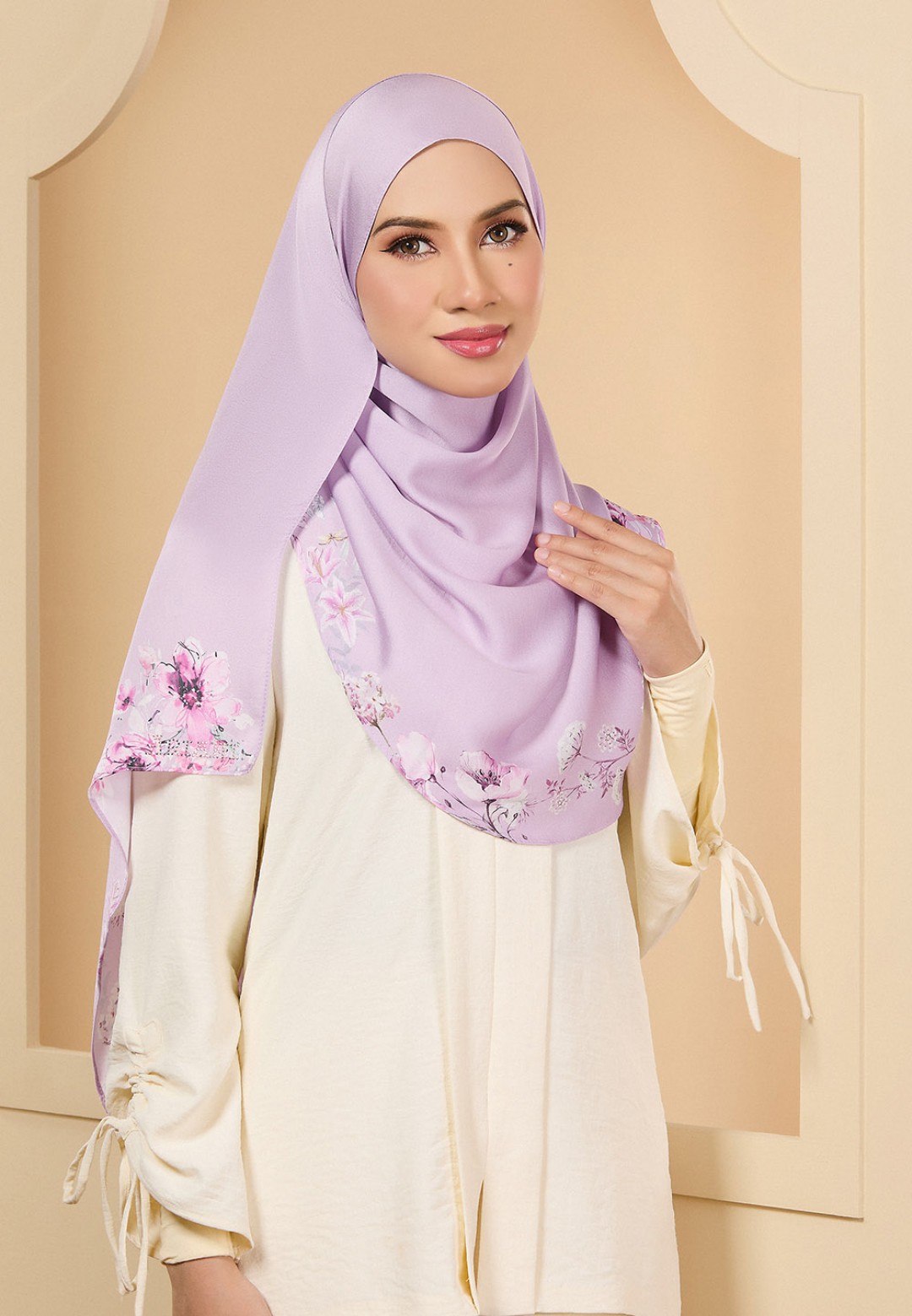 INSTANT SHAWL JASMIN PRINTED