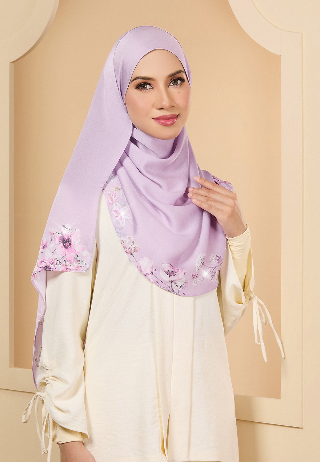 INSTANT SHAWL JASMIN PRINTED DIAMOND