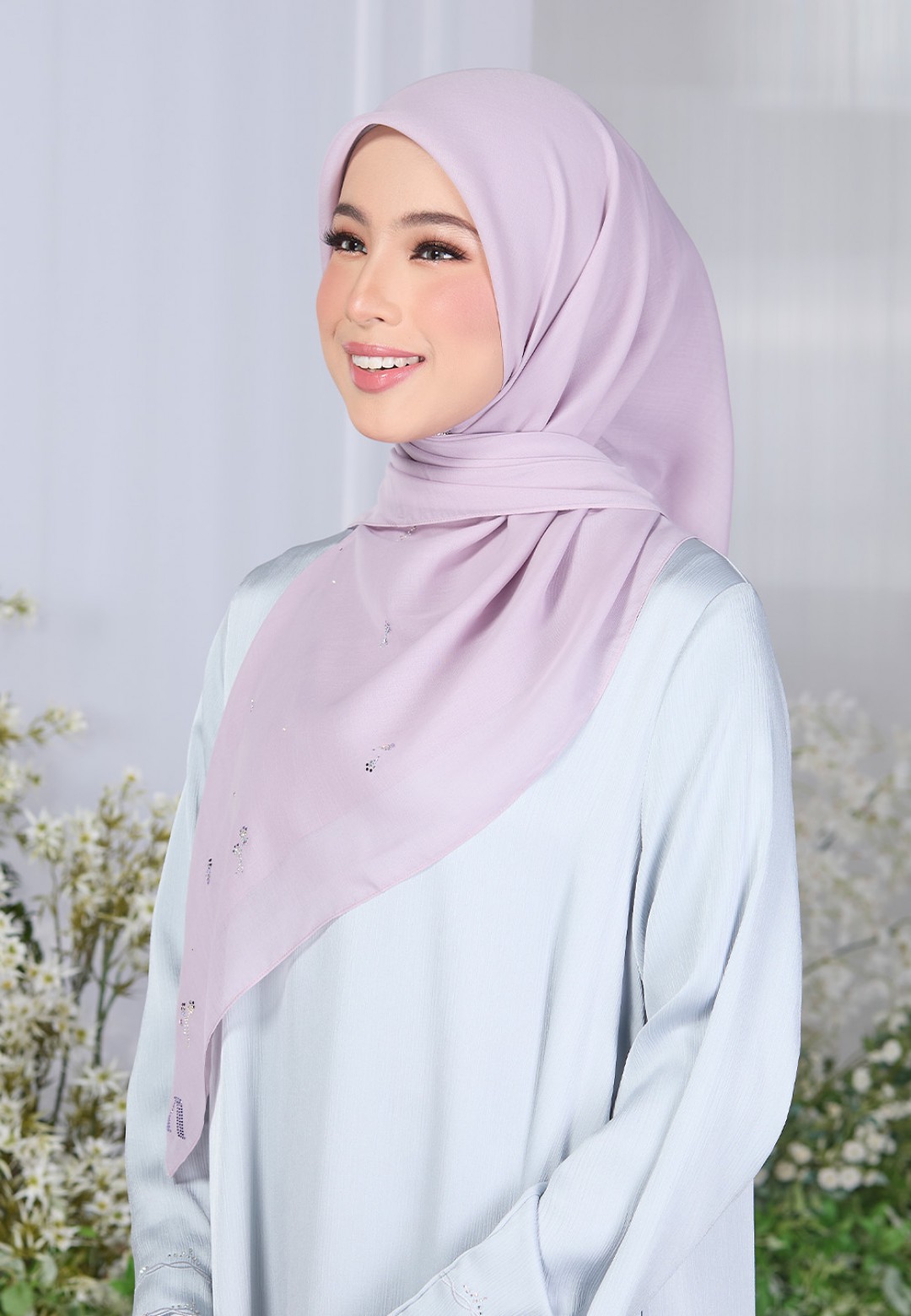 SQ PETALISCENT VOILE PLAIN DIAMOND