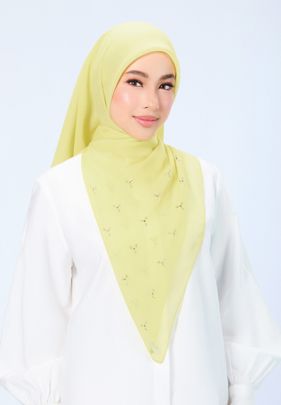 SQ CRYSTALLIQUE VOILE PLAIN DIAMOND