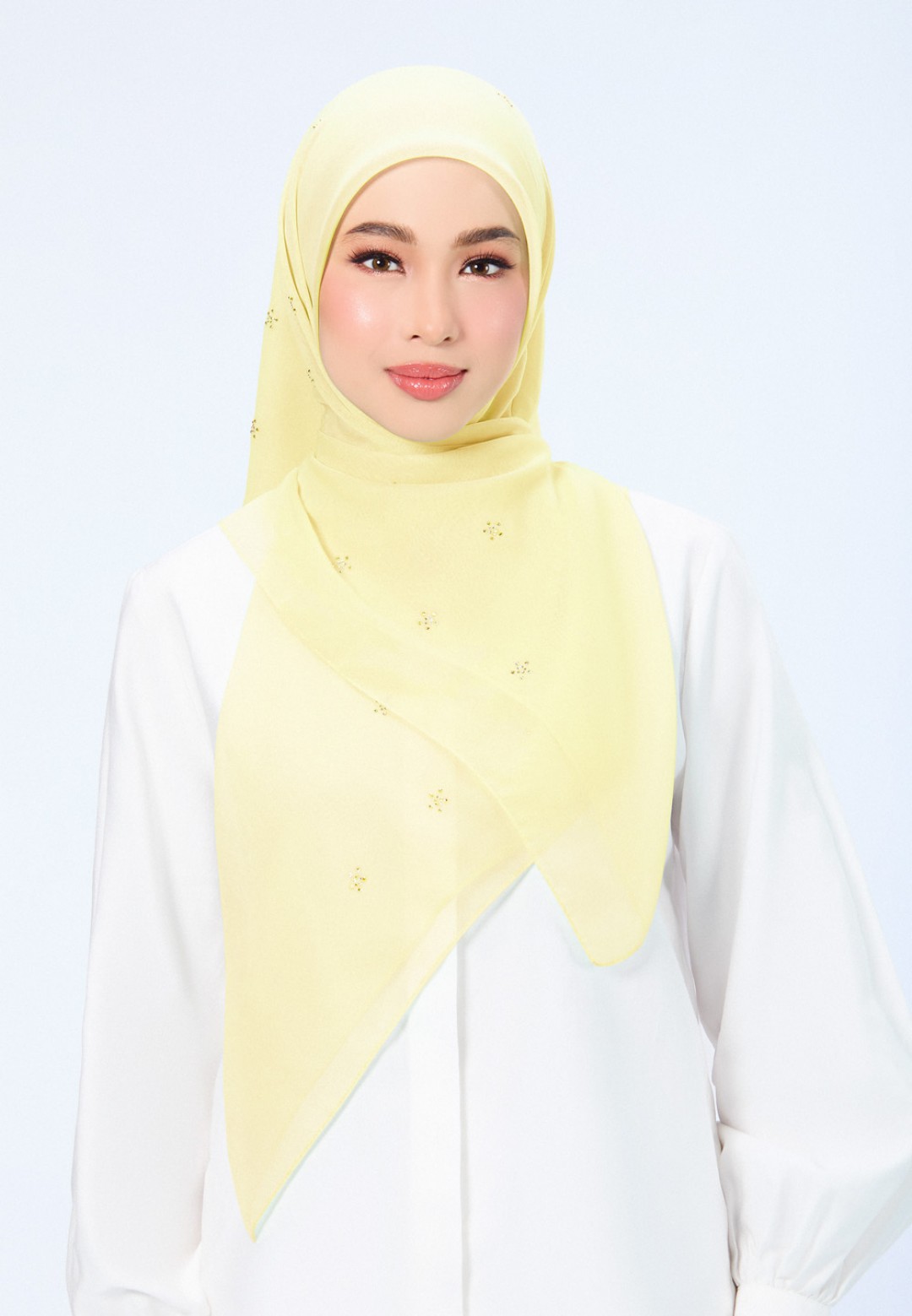 SQ FLORELLIS VOILE PLAIN DIAMOND