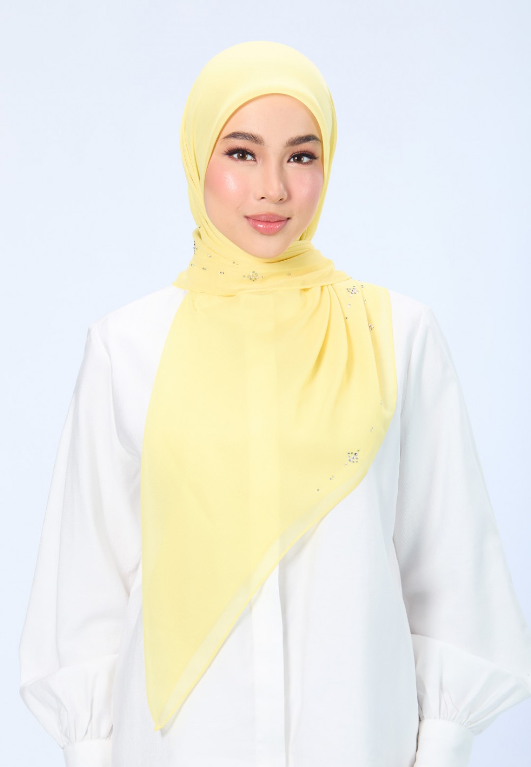 SQ LILYORA VOILE PLAIN DIAMOND