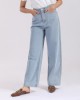 LETTIE WIDE CUT JEANS IN SOFT CHAMBRAY