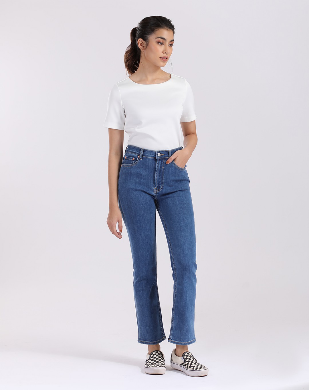 LICOLYN SKINNY FLARE JEANS