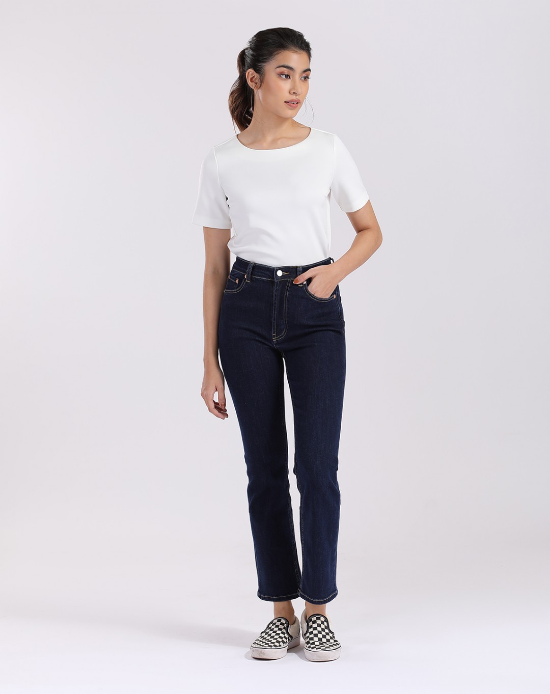 LICOLYN SKINNY FLARE JEANS