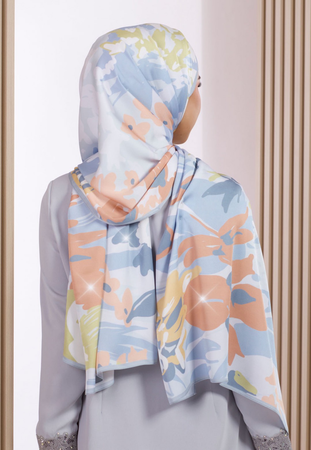 SHAWL 298 ASMA PRINTED DIAMOND