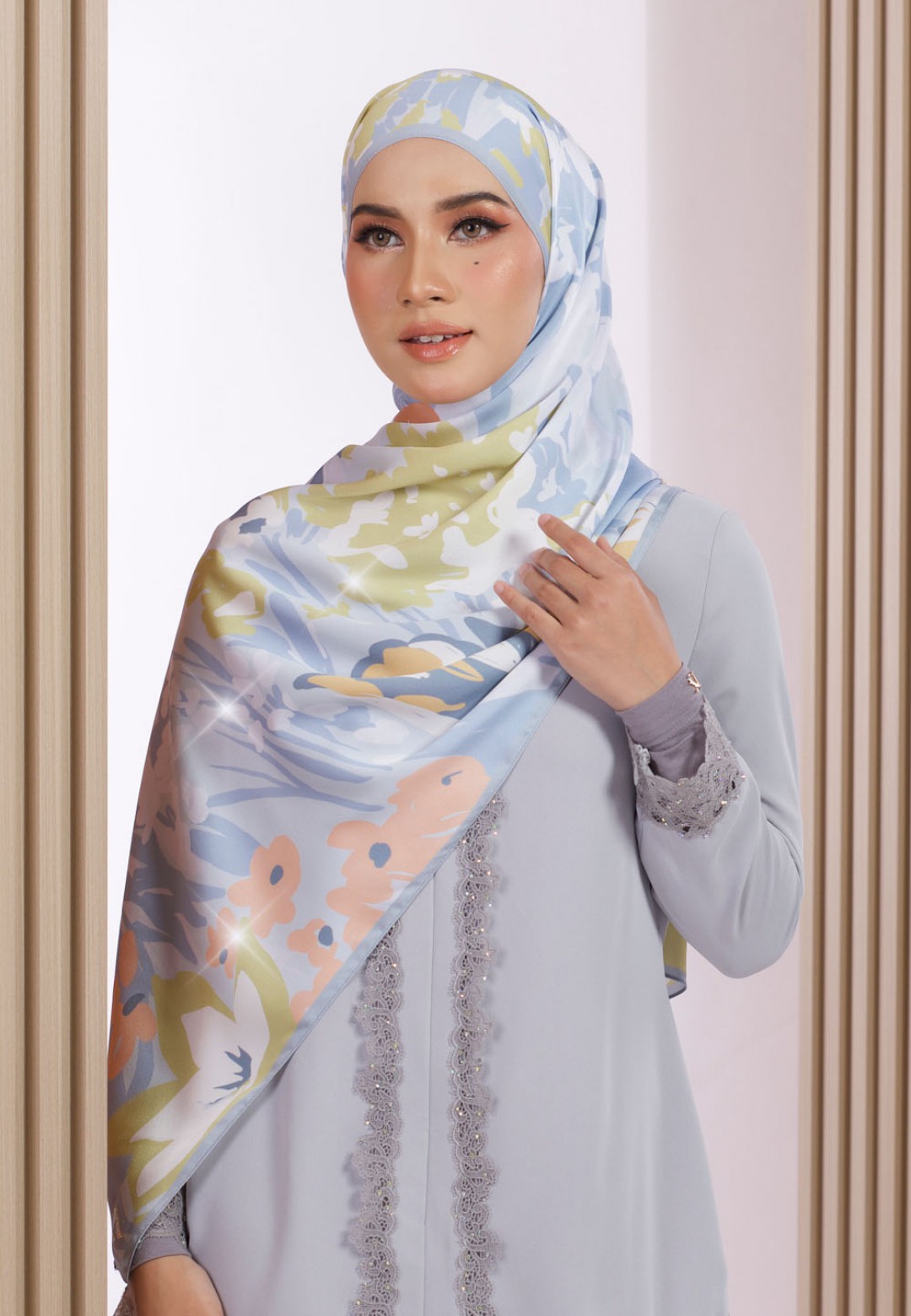 SHAWL 298 ASMA PRINTED DIAMOND