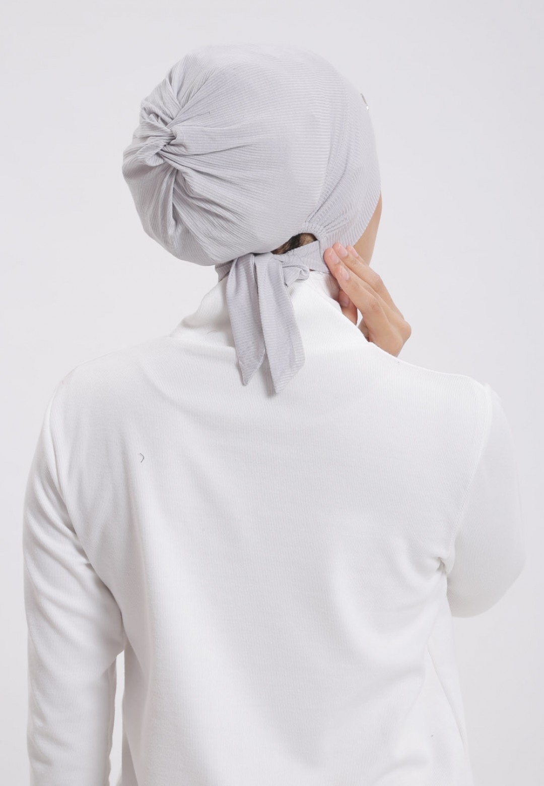 RIBBED KNIT TIE BACK INNER 69