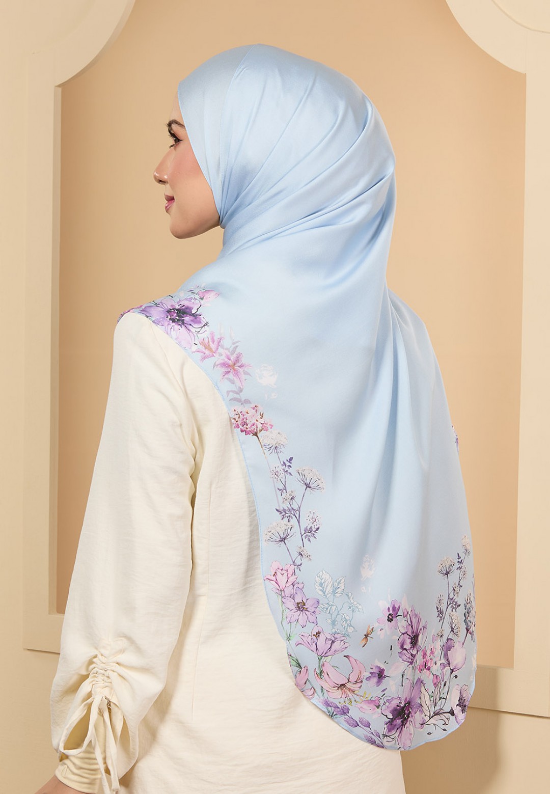 INSTANT SHAWL JASMIN PRINTED