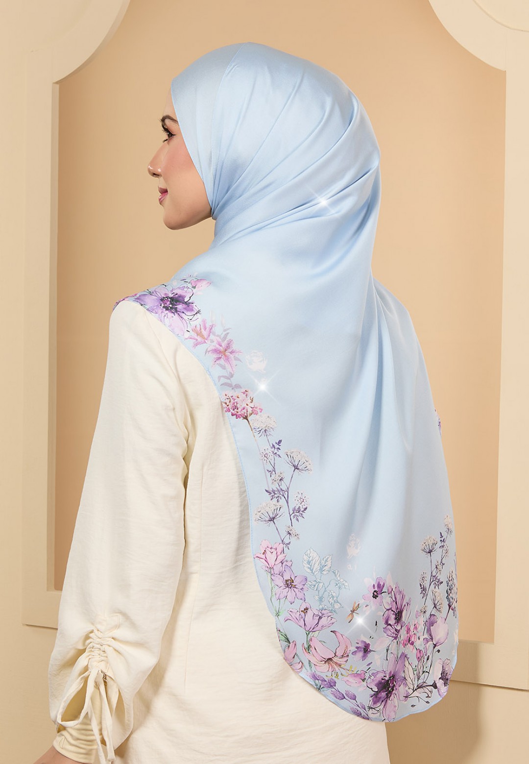 INSTANT SHAWL JASMIN PRINTED DIAMOND