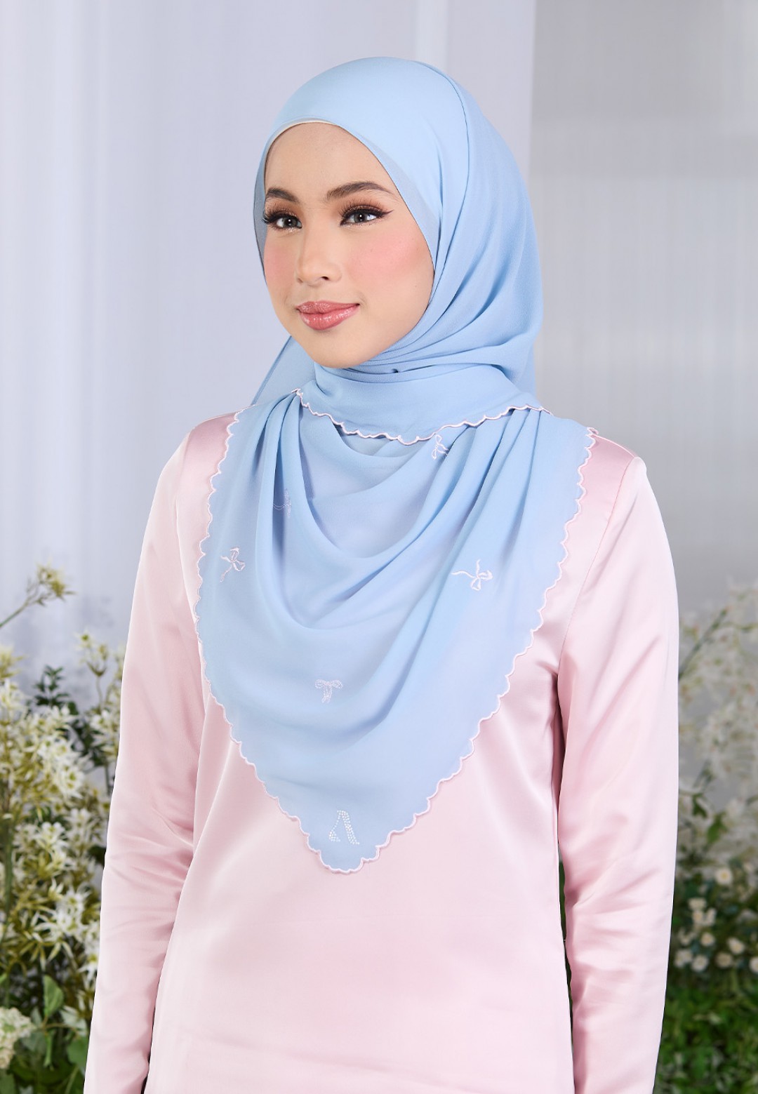 SHAWL ROXY PLAIN EMBROIDERY