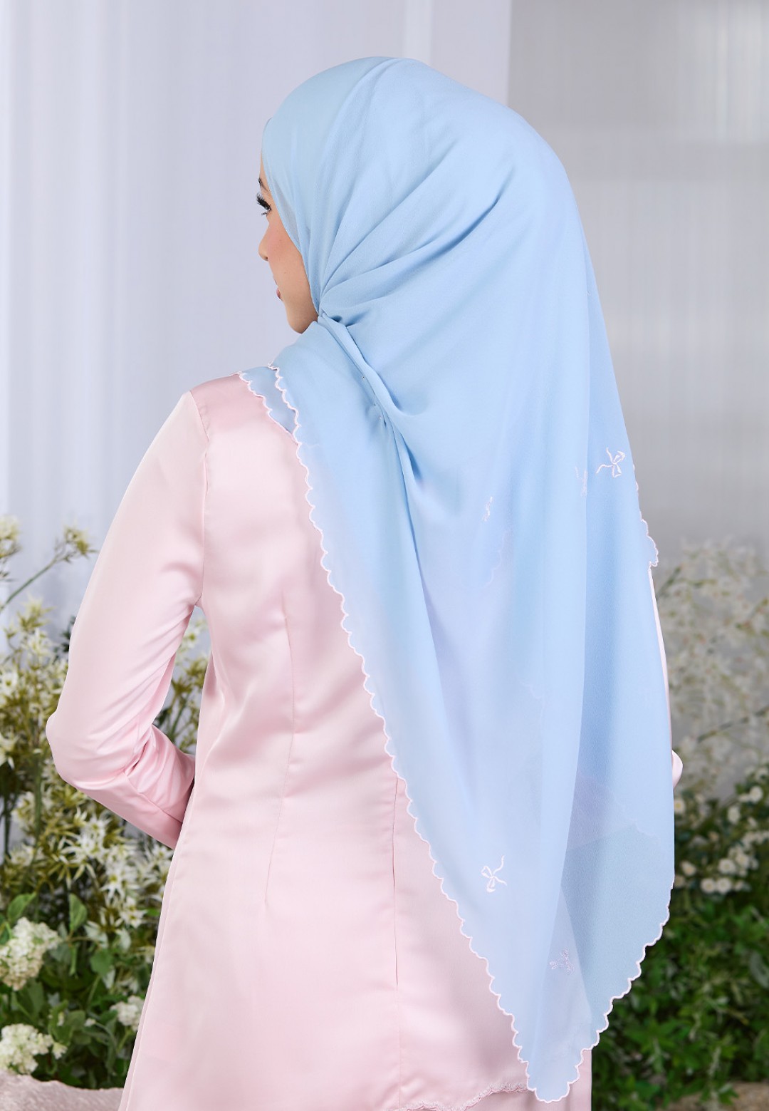 SHAWL ROXY PLAIN EMBROIDERY