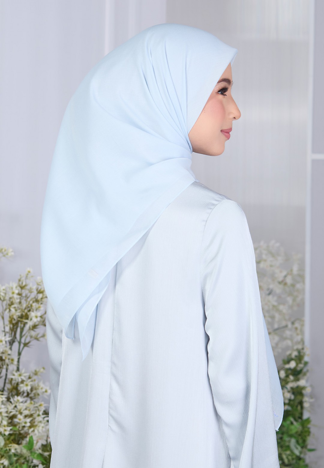 SQ PETALISCENT VOILE PLAIN DIAMOND