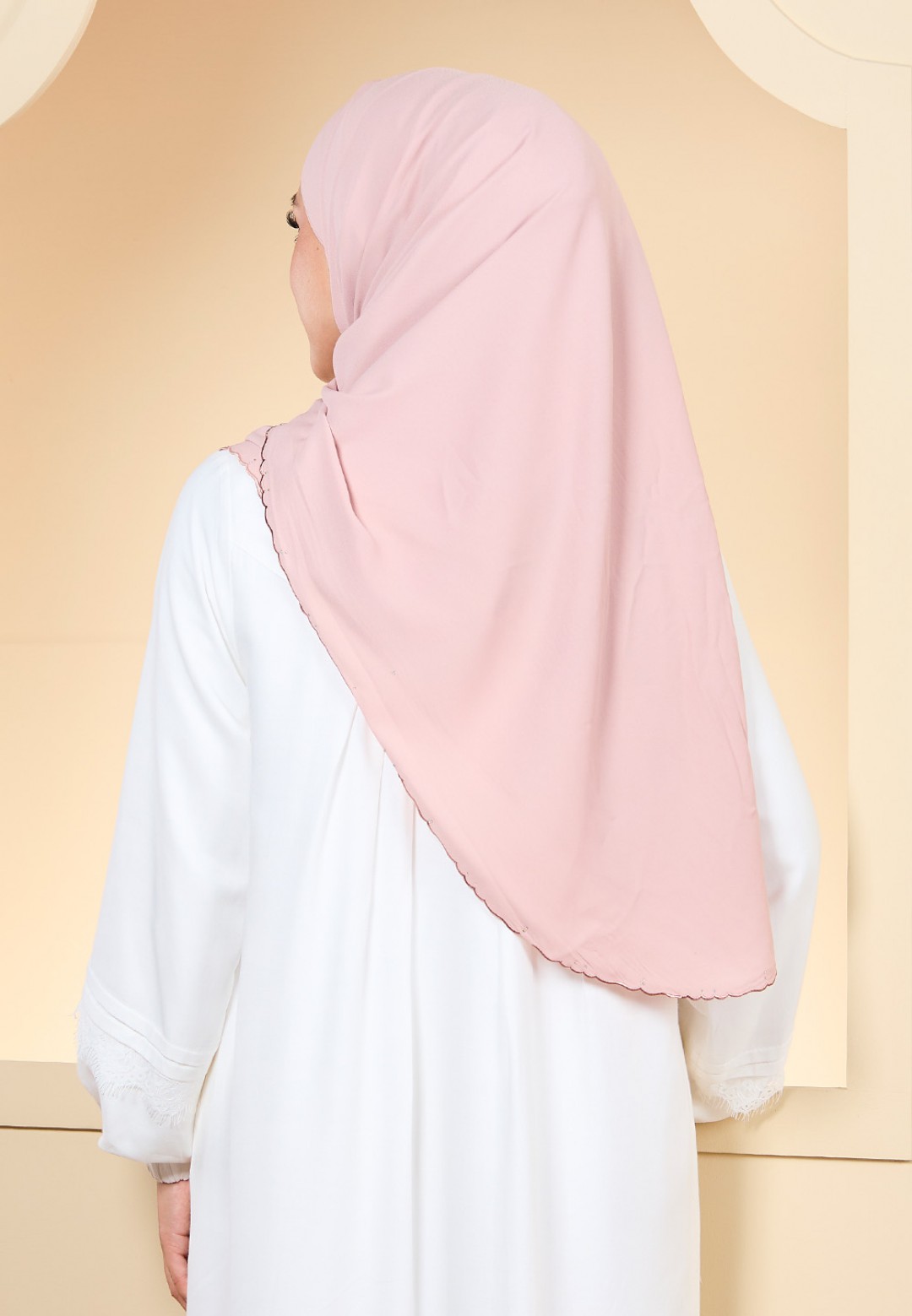 SHAWL JUITA PLAIN EMBROIDERY