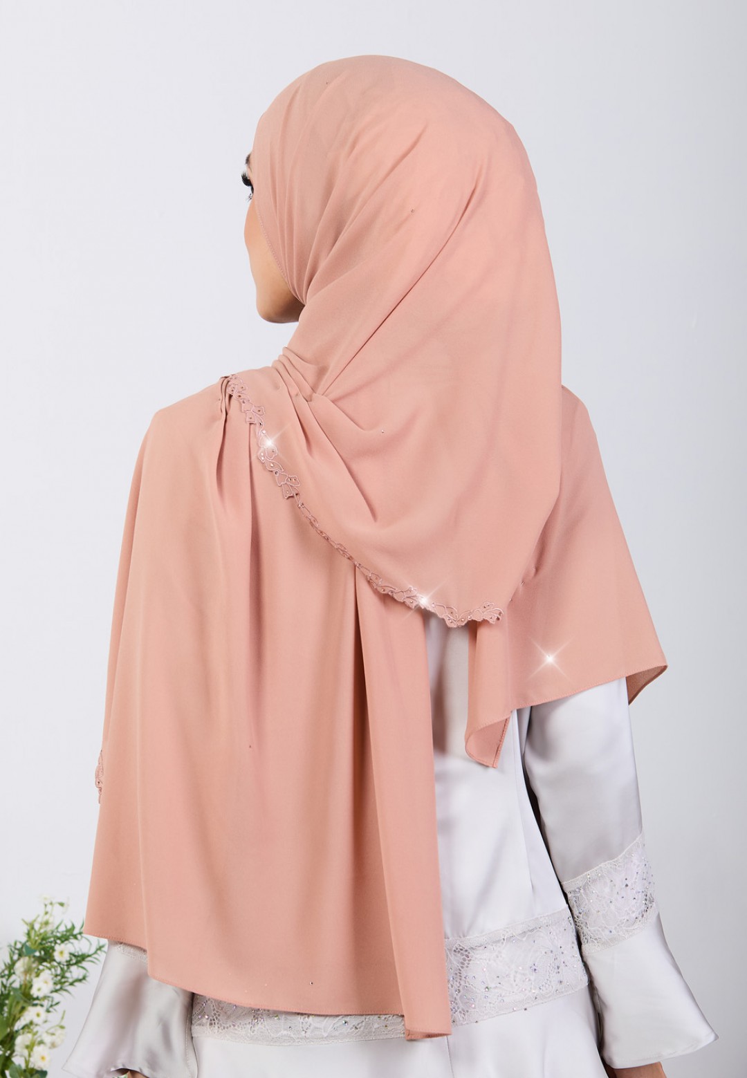 SHAWL INNARAH EMBROIDERY DIAMOND
