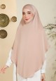 KHIMAR SUHAYR PLAIN IN LIGHT BROWN