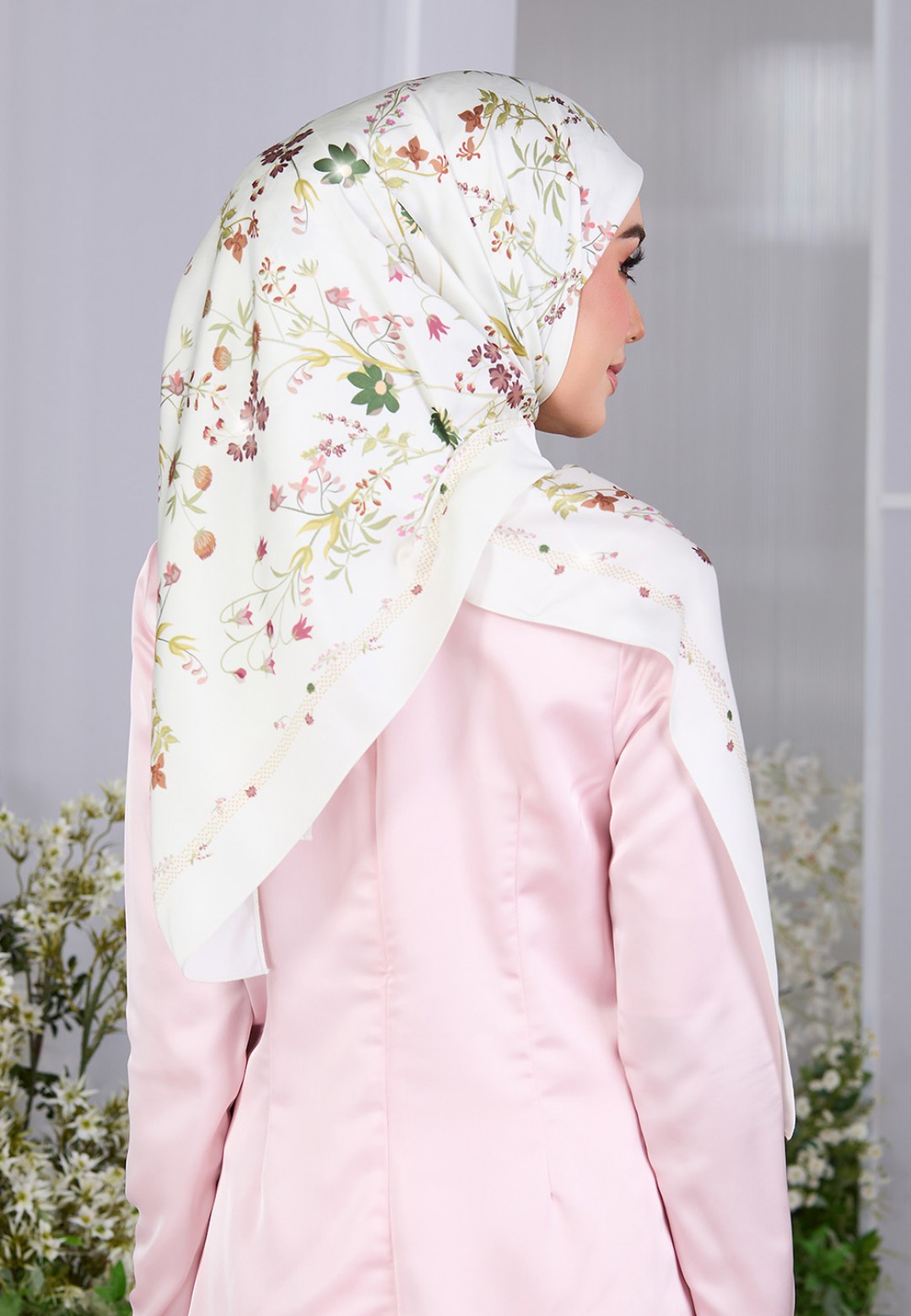 SQ BLOSSOM CASCADE PRINTED DIAMOND