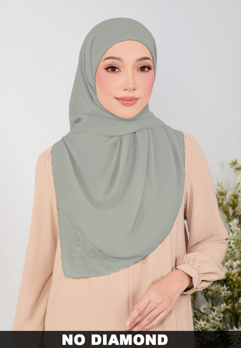 SQ FLUERITH PLAIN EMBROIDERY