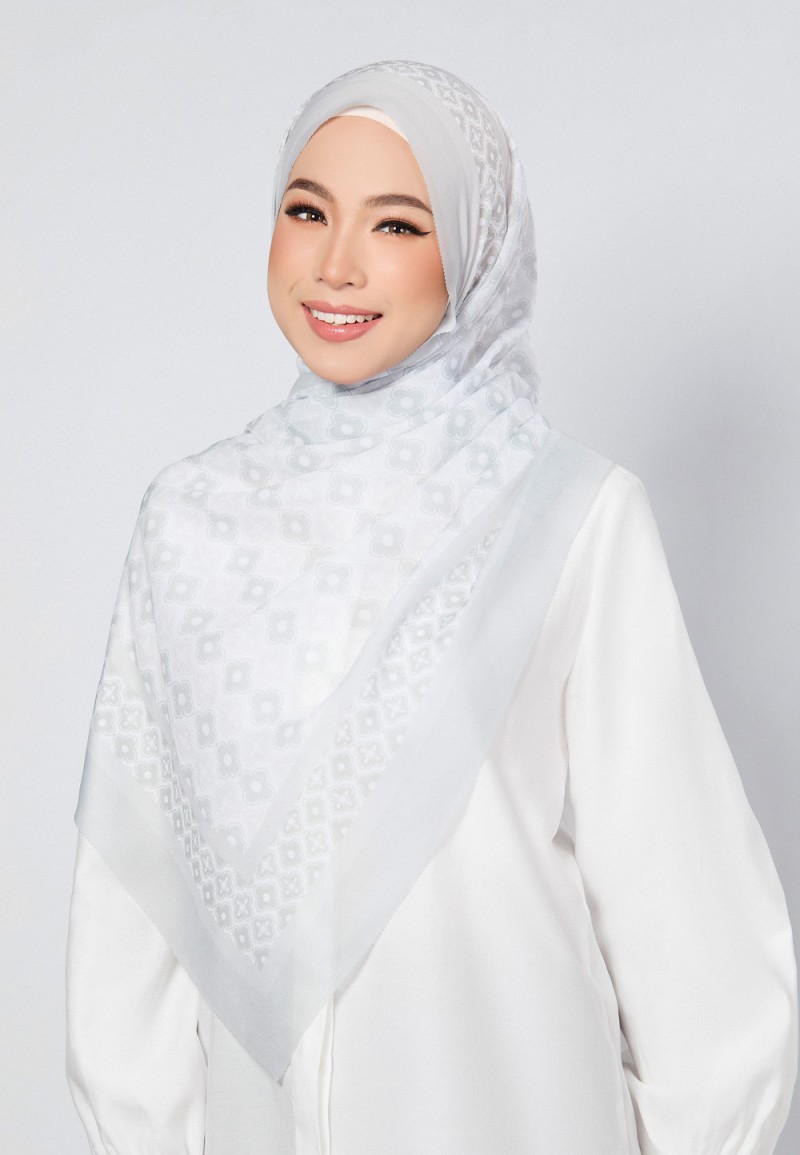 SHAWL JULIA VOILE LASERCUT