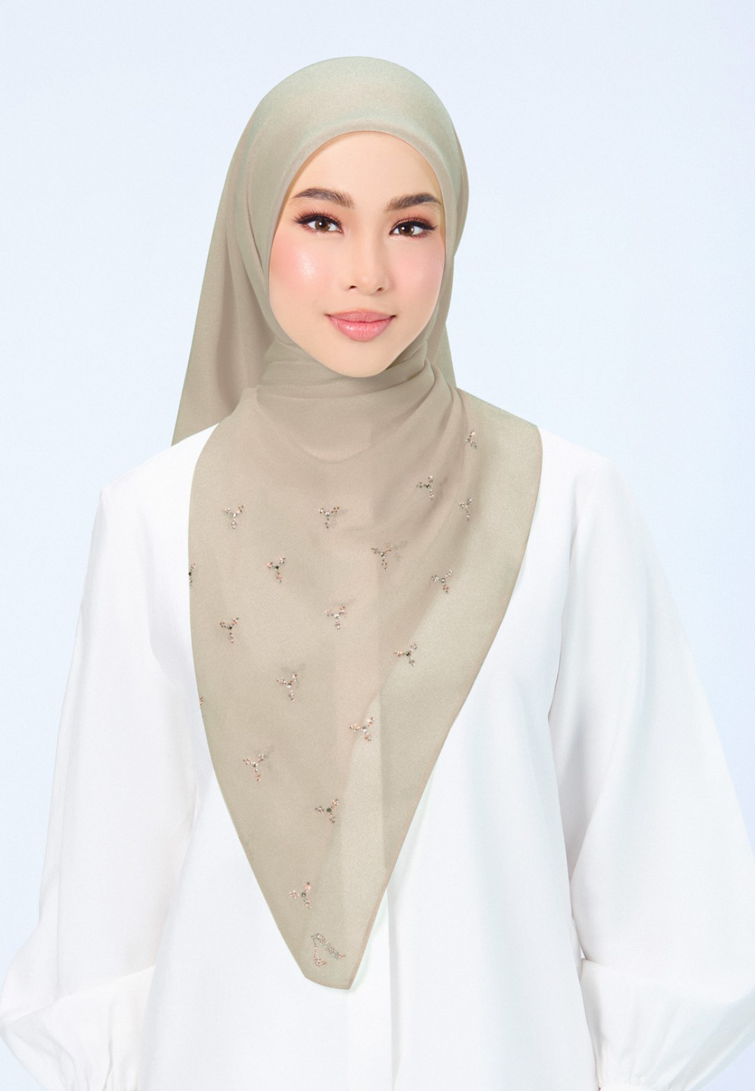 SQ CRYSTALLIQUE VOILE PLAIN DIAMOND