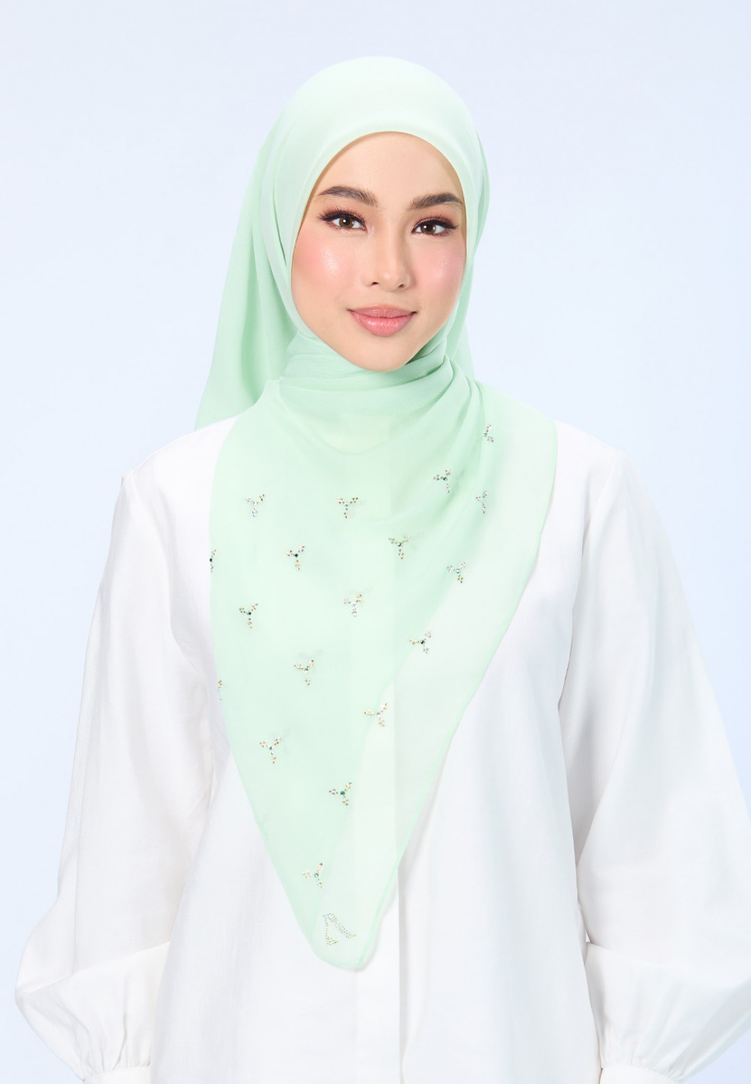 SQ CRYSTALLIQUE VOILE PLAIN DIAMOND
