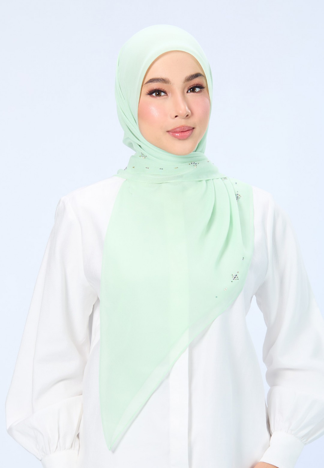 SQ LILYORA VOILE PLAIN DIAMOND