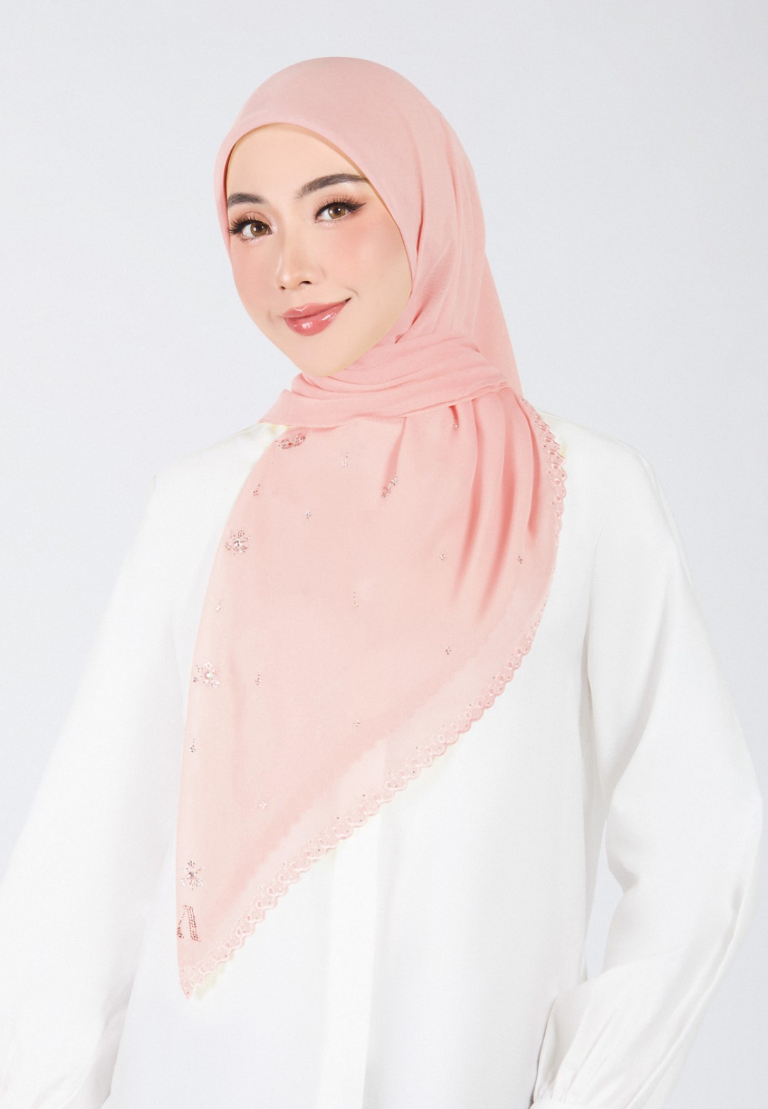 SQ ARIA GLEAM VOILE EMBROIDERY DIAMOND