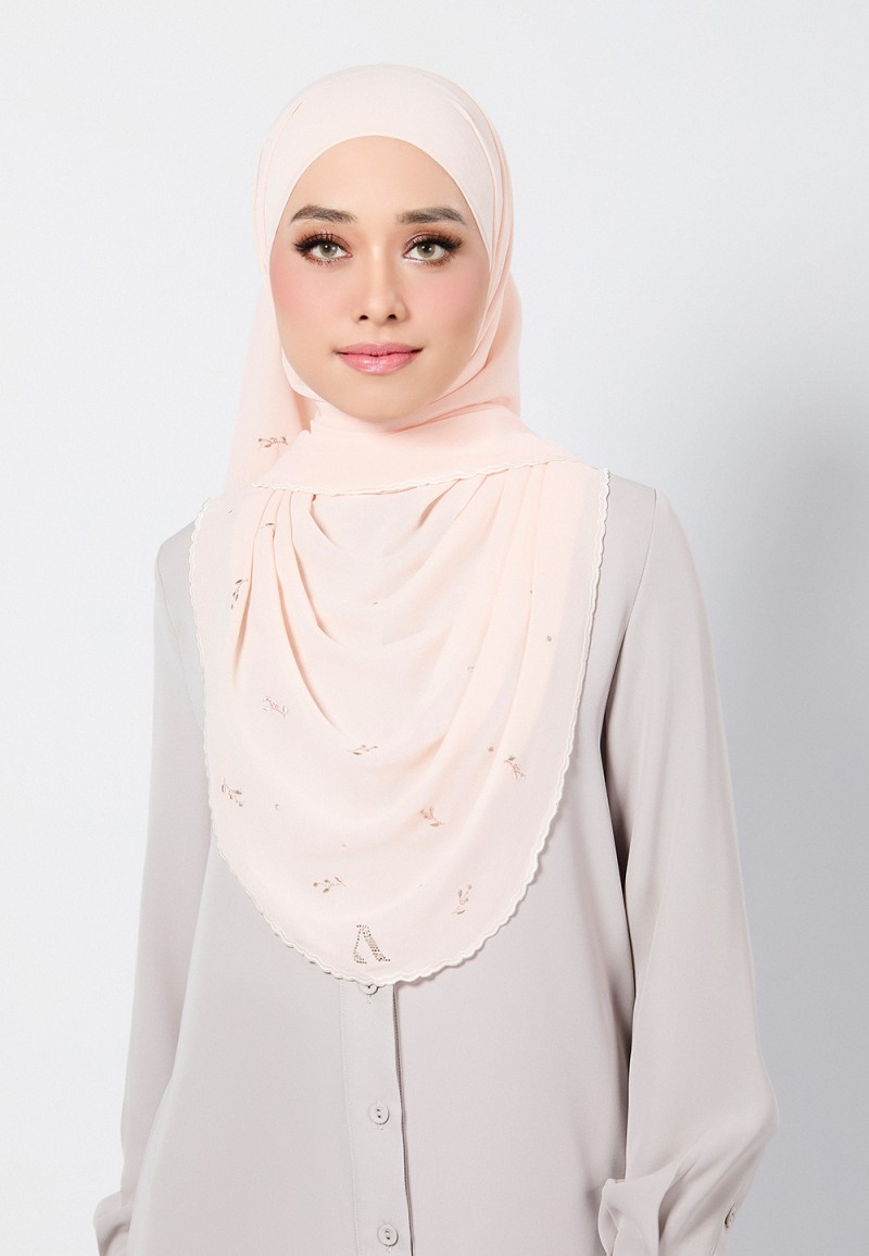 SHAWL ADORA PLAIN EMBROIDERY
