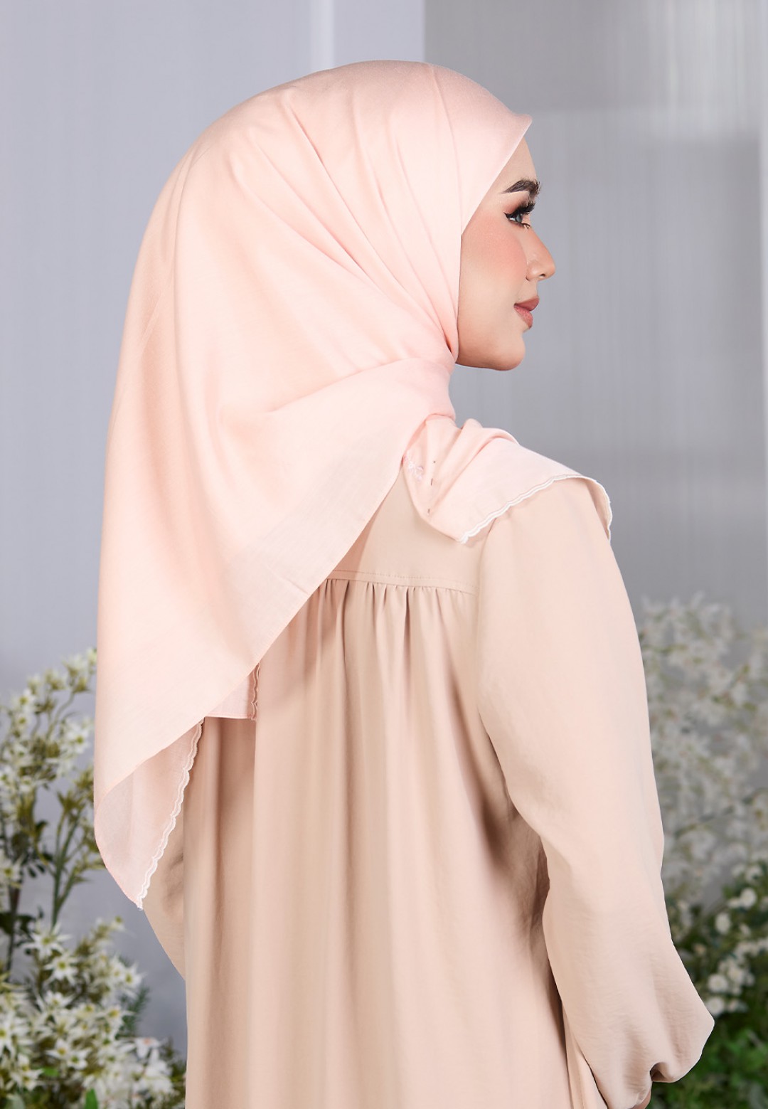 SQ ESME VOILE PLAIN EMBROIDERY