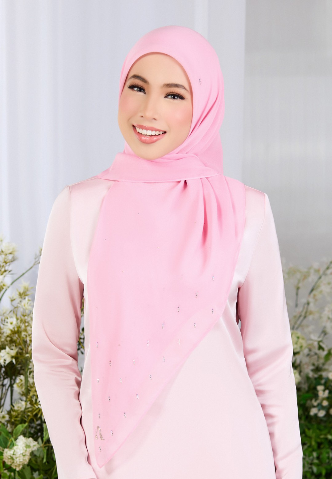 SQ GLORIBLOOM VOILE PLAIN DIAMOND