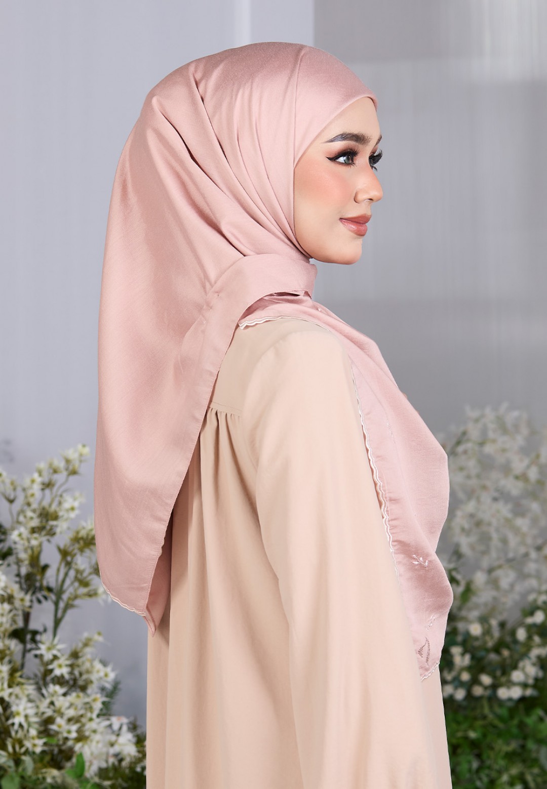 SQ ESME VOILE PLAIN EMBROIDERY