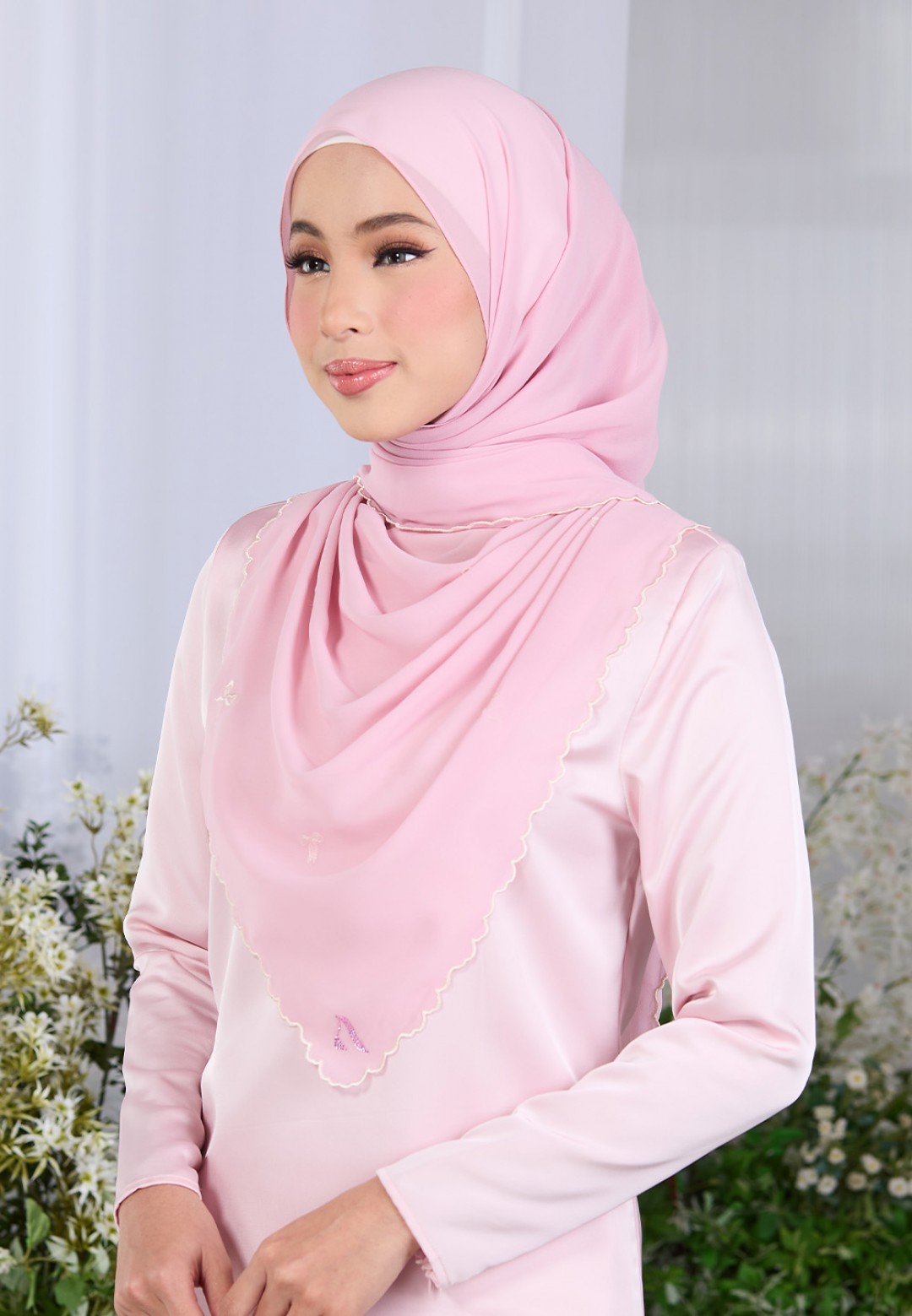 SHAWL ROXY PLAIN EMBROIDERY
