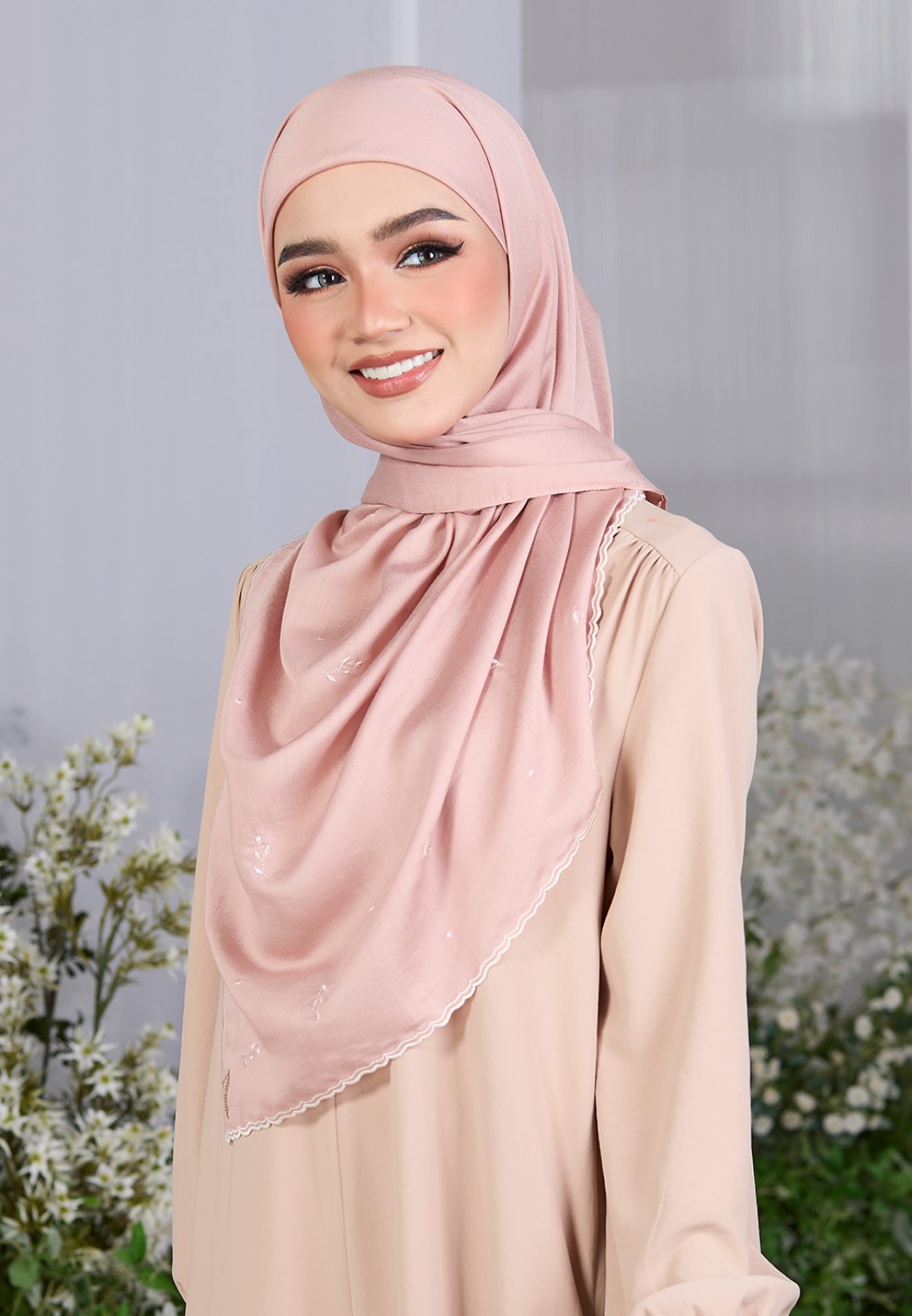 SQ ESME VOILE PLAIN EMBROIDERY