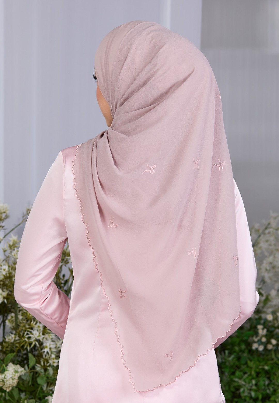 SHAWL ROXY PLAIN EMBROIDERY