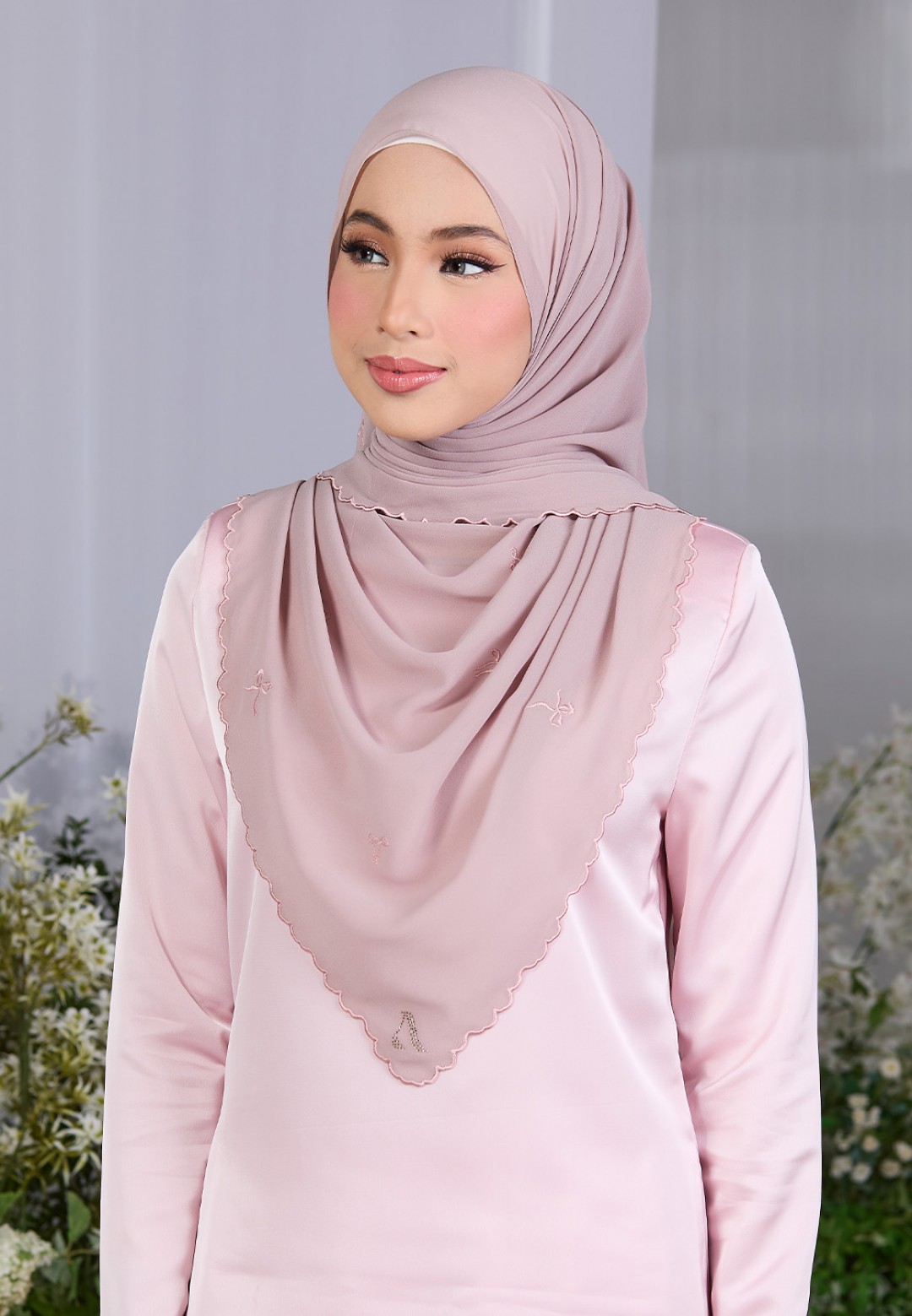 SHAWL ROXY PLAIN EMBROIDERY